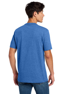 New Era  Heritage Blend Crew Tee - Royal Heather Back