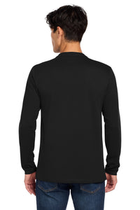 New Era  Heritage Blend Long Sleeve Crew Tee - Black Back
