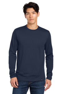 New Era  Heritage Blend Long Sleeve Crew Tee - True Navy
