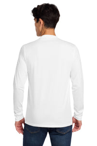 New Era  Heritage Blend Long Sleeve Crew Tee - White Back