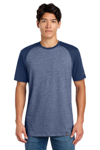 New Era  Heritage Blend Varsity Tee - Dark Royal/ Dark Royal Twist