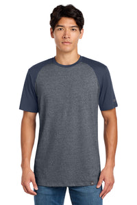 New Era  Heritage Blend Varsity Tee - True Navy/ True Navy Twist