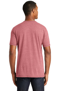 DISCONTINUED New Era  Tri-Blend Performance Crew Tee - Crimson Back