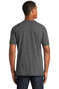 DISCONTINUED New Era  Tri-Blend Performance Crew Tee - Dark Graphite Back