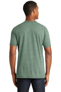 DISCONTINUED New Era  Tri-Blend Performance Crew Tee - Dark Green Back