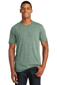DISCONTINUED New Era  Tri-Blend Performance Crew Tee - Dark Green