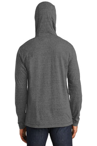 DISCONTINUED New Era  Tri-Blend Performance Pullover Hoodie Tee - Dark Graphite Back