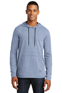 DISCONTINUED New Era  Tri-Blend Performance Pullover Hoodie Tee - True Navy