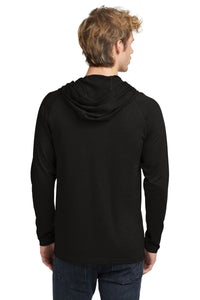 New Era  Tri-Blend Hoodie - Black Solid Back
