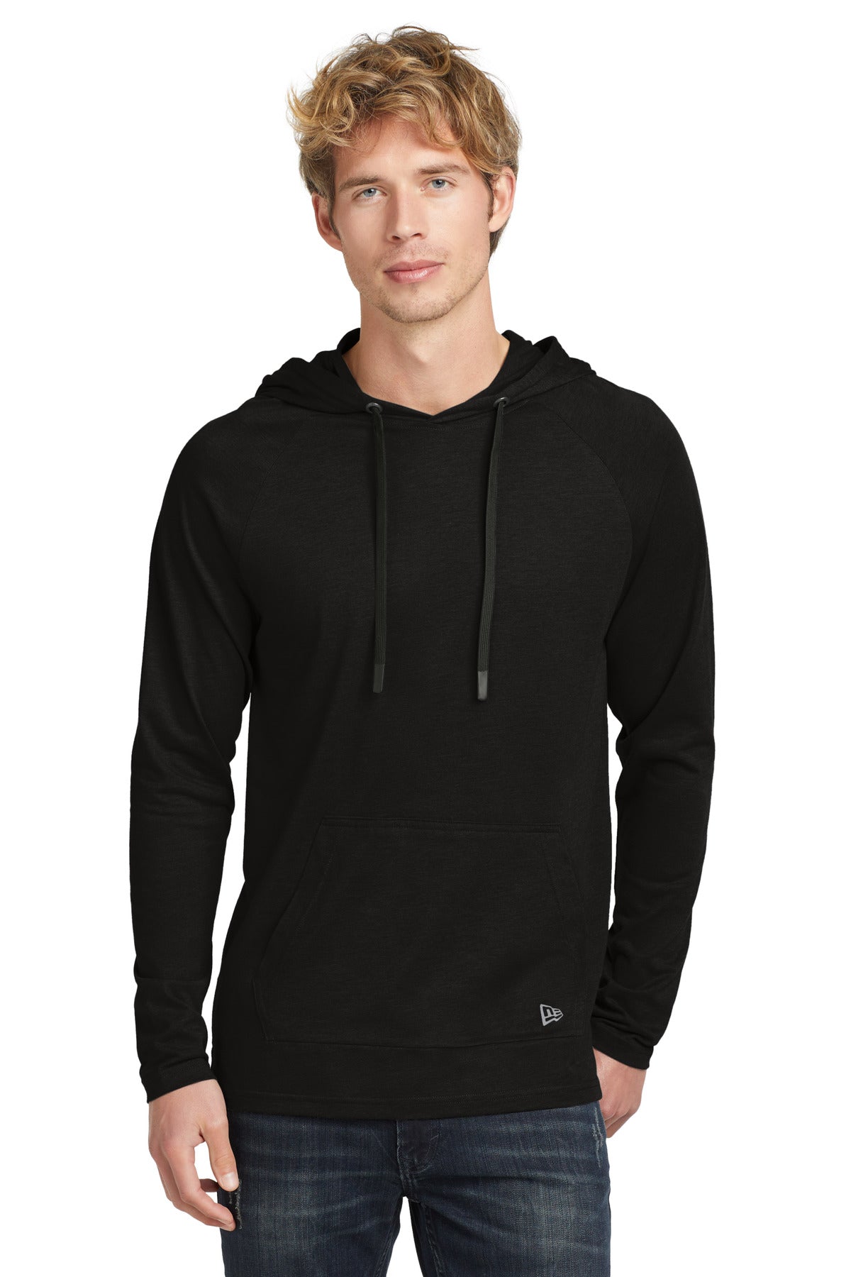 New Era  Tri-Blend Hoodie - Black Solid