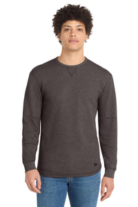 New Era Thermal Long Sleeve NEA140 - Black Heather