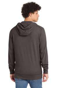 New Era Thermal Full-Zip Hoodie NEA141 - Black Heather Back