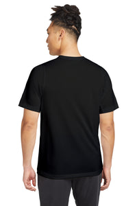 New Era  Series Performance Crew Tee - Black Solid Back