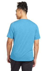 New Era  Series Performance Crew Tee - Sky Blue Back