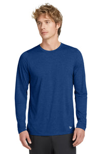 New Era  Series Performance Long Sleeve Crew Tee - Royal