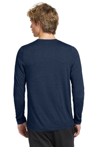 New Era  Series Performance Long Sleeve Crew Tee - True Navy Back