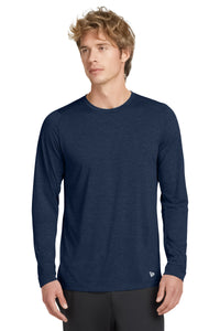 New Era  Series Performance Long Sleeve Crew Tee - True Navy