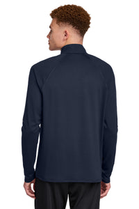New Era Power 1/2-Zip NEA228 - True Navy Back