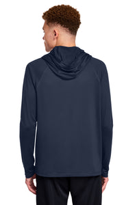 New Era Power Long Sleeve Hoodie NEA229 - True Navy Back