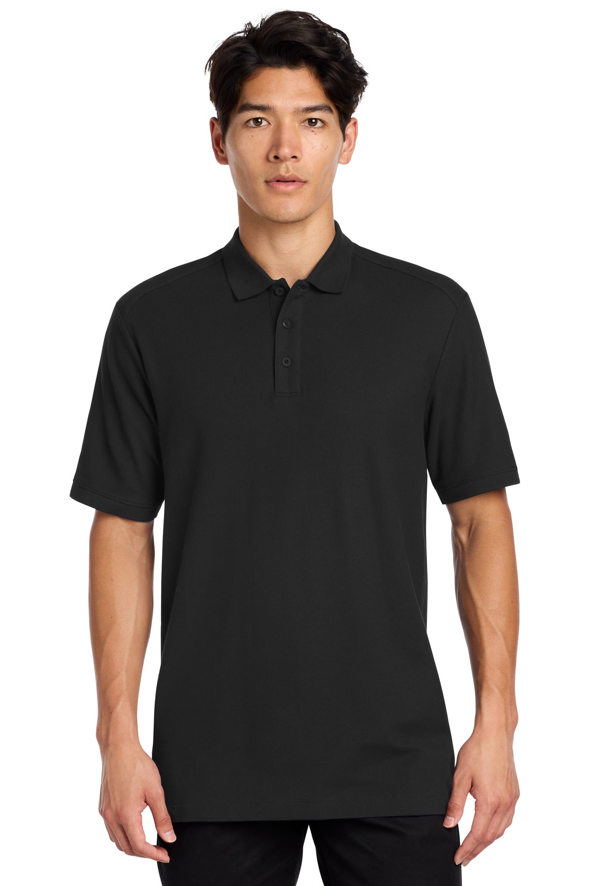 New Era  Venue Home Plate Polo - Black