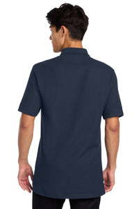 New Era  Venue Home Plate Polo - True Navy Back