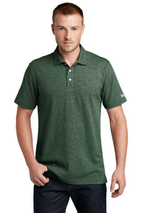 New Era  Slub Twist Polo NEA301 - Dark Green Twist