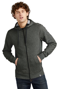 New Era  French Terry Full-Zip Hoodie - Black Twist