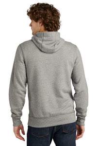 New Era  French Terry Full-Zip Hoodie - Light Graphite Twist Back