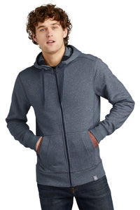 New Era  French Terry Full-Zip Hoodie - True Navy Twist