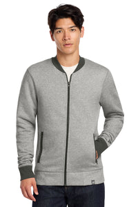 New Era  French Terry Baseball Full-Zip - Light Graphite Twist/ Graphite