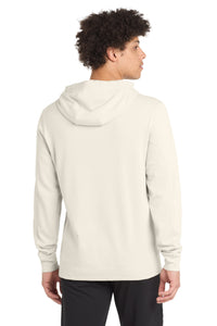 New Era  Tri-Blend Fleece Pullover Hoodie - Soft Beige Back