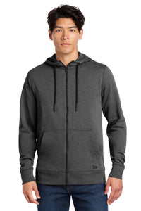 New Era  Tri-Blend Fleece Full-Zip Hoodie NEA511 - Black Heather