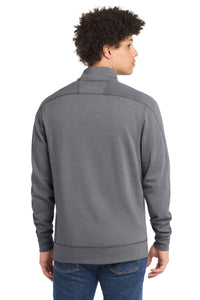 New Era  Tri-Blend Fleece 1/4-Zip Pullover - Shadow Grey Heather Back