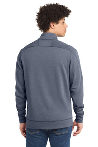 New Era  Tri-Blend Fleece 1/4-Zip Pullover - True Navy Heather Back