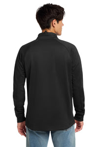 New Era  Venue Fleece 1/4-Zip Pullover - Black Back