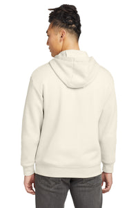 New Era Heritage Fleece Full-Zip Hoodie NEA526 - Soft Beige Back
