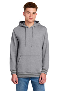 New Era Comeback Fleece Pullover Hoodie NEA550 - Athletic Heather/ Dark Heather Grey