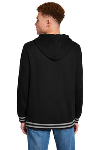 New Era Comeback Fleece Pullover Hoodie NEA550 - Black/ Athletic Heather Back