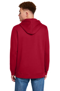 New Era Comeback Fleece Pullover Hoodie NEA550 - Crimson Back
