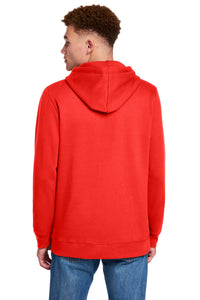 New Era Comeback Fleece Pullover Hoodie NEA550 - Deep Orange Back
