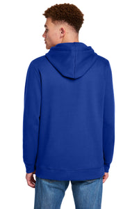 New Era Comeback Fleece Pullover Hoodie NEA550 - Royal Back