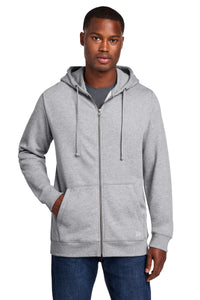 New Era Comeback Fleece Full-Zip Hoodie NEA551 - Athletic Heather