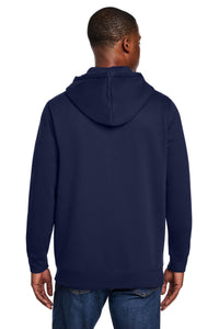 New Era Comeback Fleece Full-Zip Hoodie NEA551 - True Navy Back