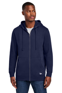 New Era Comeback Fleece Full-Zip Hoodie NEA551 - True Navy