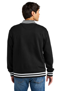 New Era Varsity Heavyweight Fleece Jacket NEA560 - Black Back