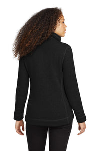 The North Face  Women's Sweater Fleece Jacket - TNF Black Heather Back