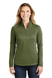 The North Face  Ladies Tech 1/4-Zip Fleece - Burnt Olive Green