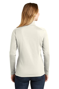 The North Face  Ladies Tech 1/4-Zip Fleece - Vintage White Back