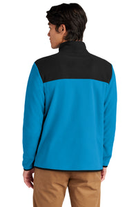 The North Face Glacier Full-Zip Fleece Jacket NF0A7V4J - Hero Blue/ TNF Black Back