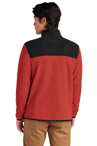 The North Face Glacier Full-Zip Fleece Jacket NF0A7V4J - Rage Red / TNF Black Back